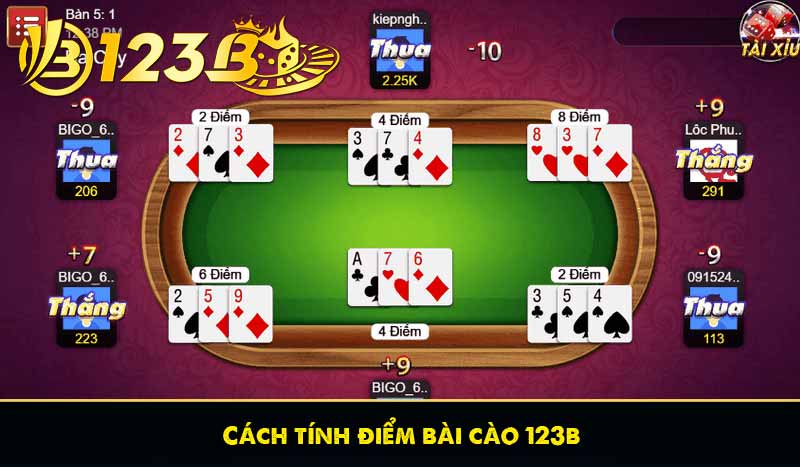 Nguyên tắc vàng khi chơi bài cào 3 cây hiệu quả 7 Cách tính điểm bài cào 123b